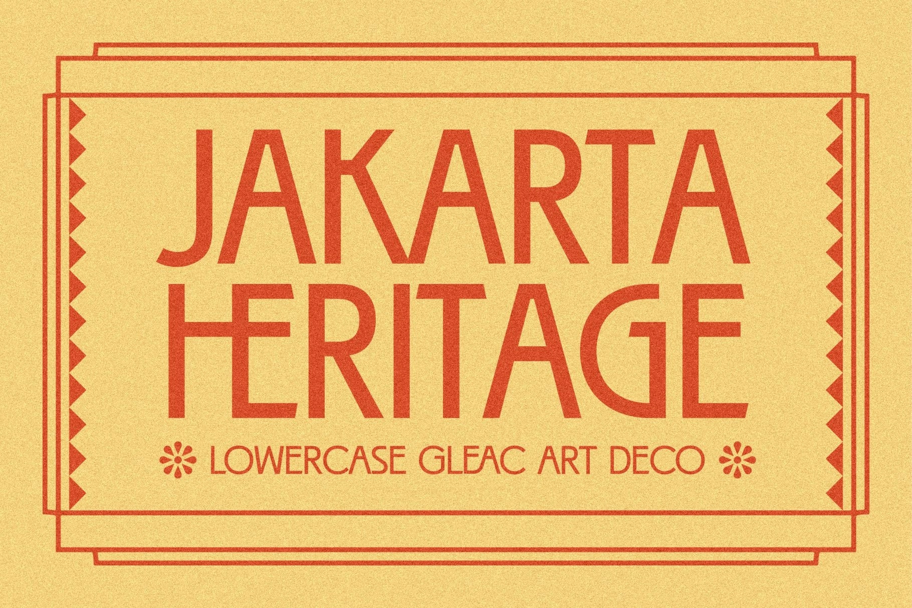 Gleac HF – Art Deco Display Font (4 Styles)