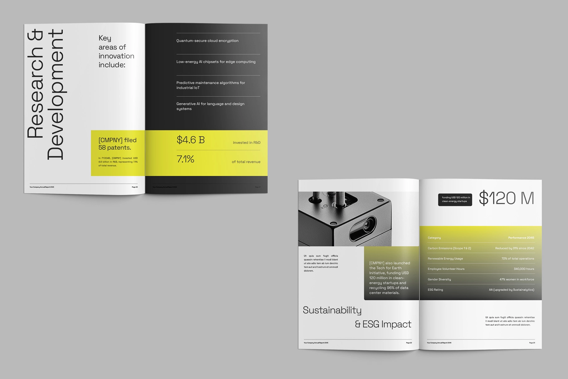 Gradient-futuristic Annual Report - Affinity