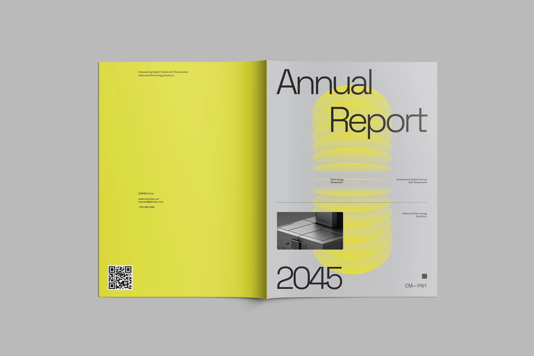 CANVA - Minimalist Annual Report Template