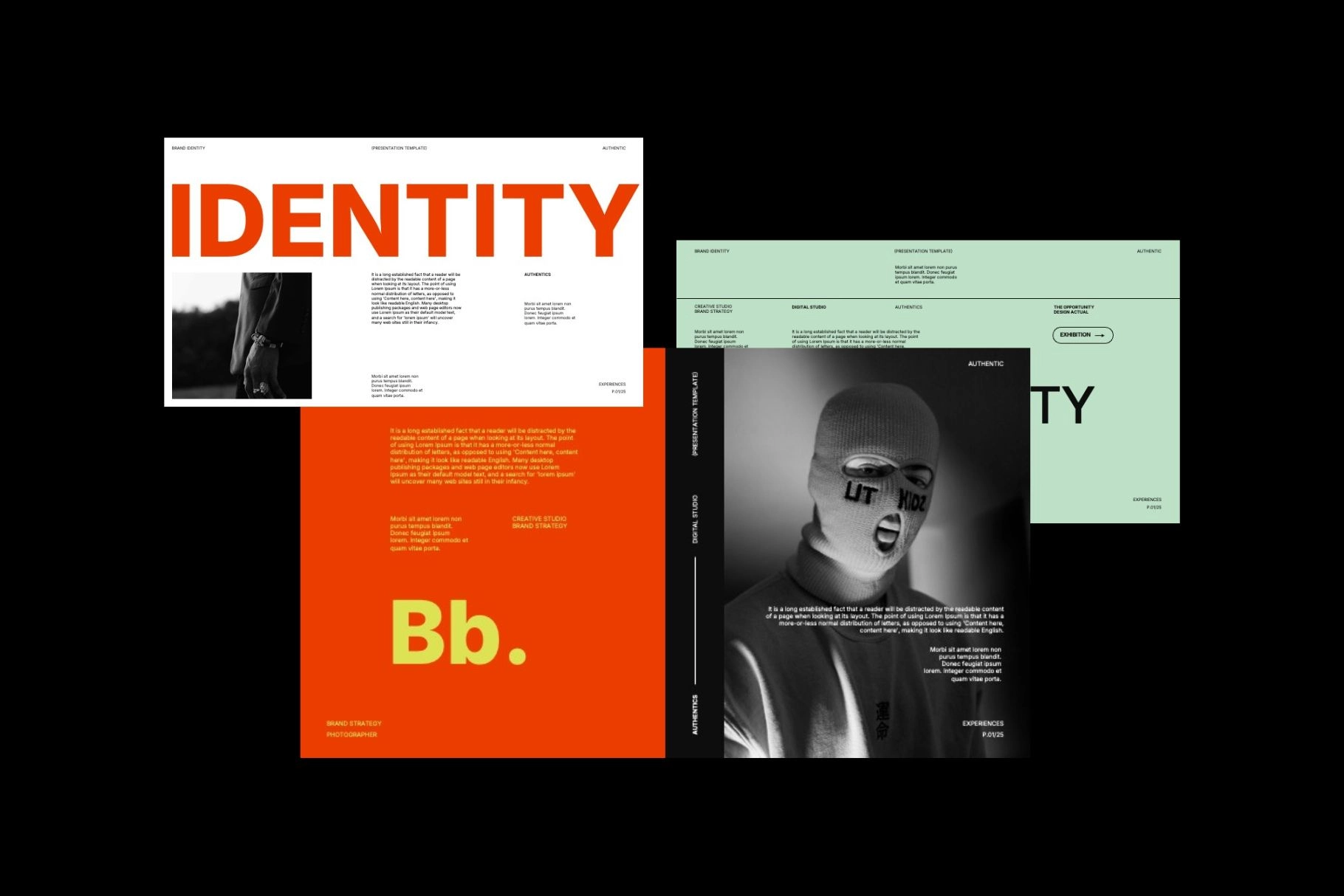 Minimalist Brand Portfolio PowerPoint Template