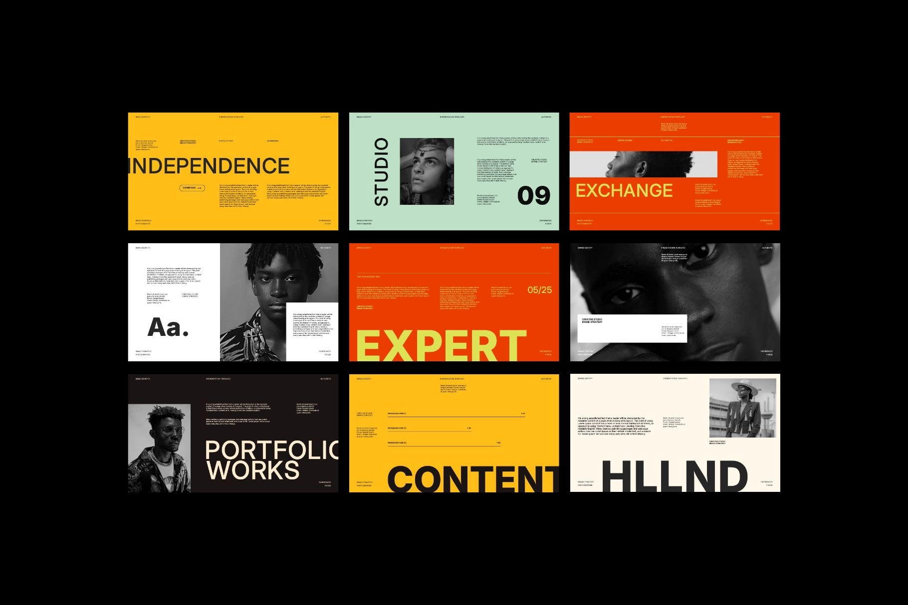 Keynote - Holland Brand Portfolio Template