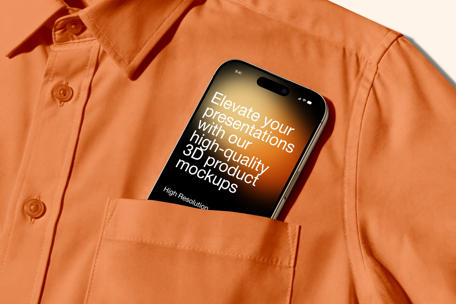 iPhone 17 Pro Max Mockup in Pocket