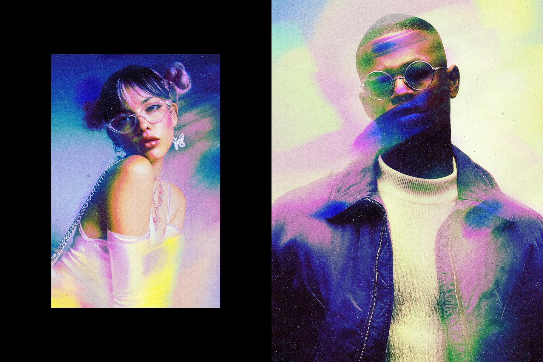 Bright Smudge Photo Effect