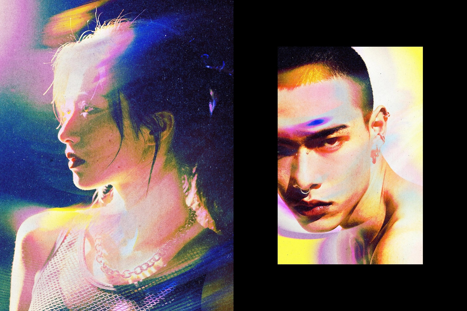 Bright Smudge Photo Effect