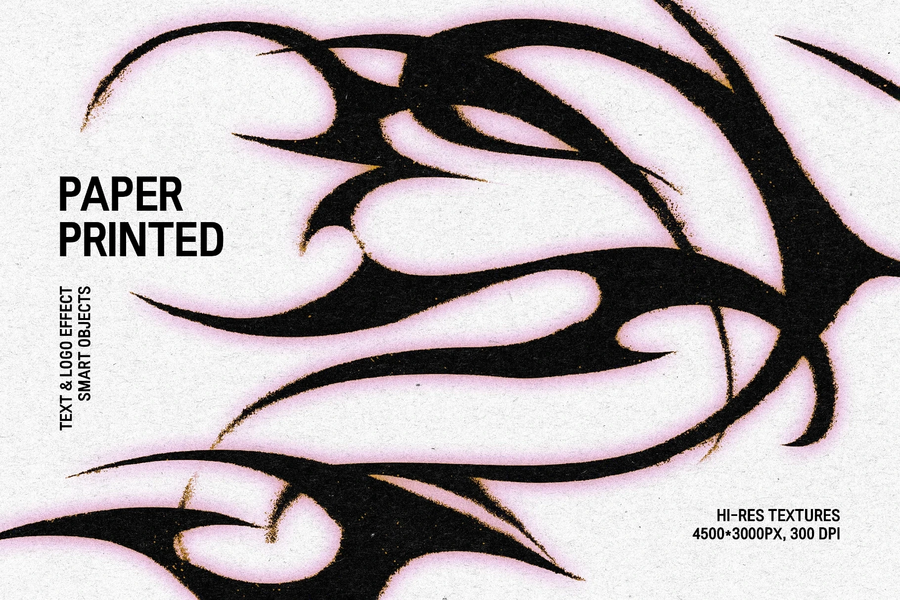 Distortion Paper Print Effect