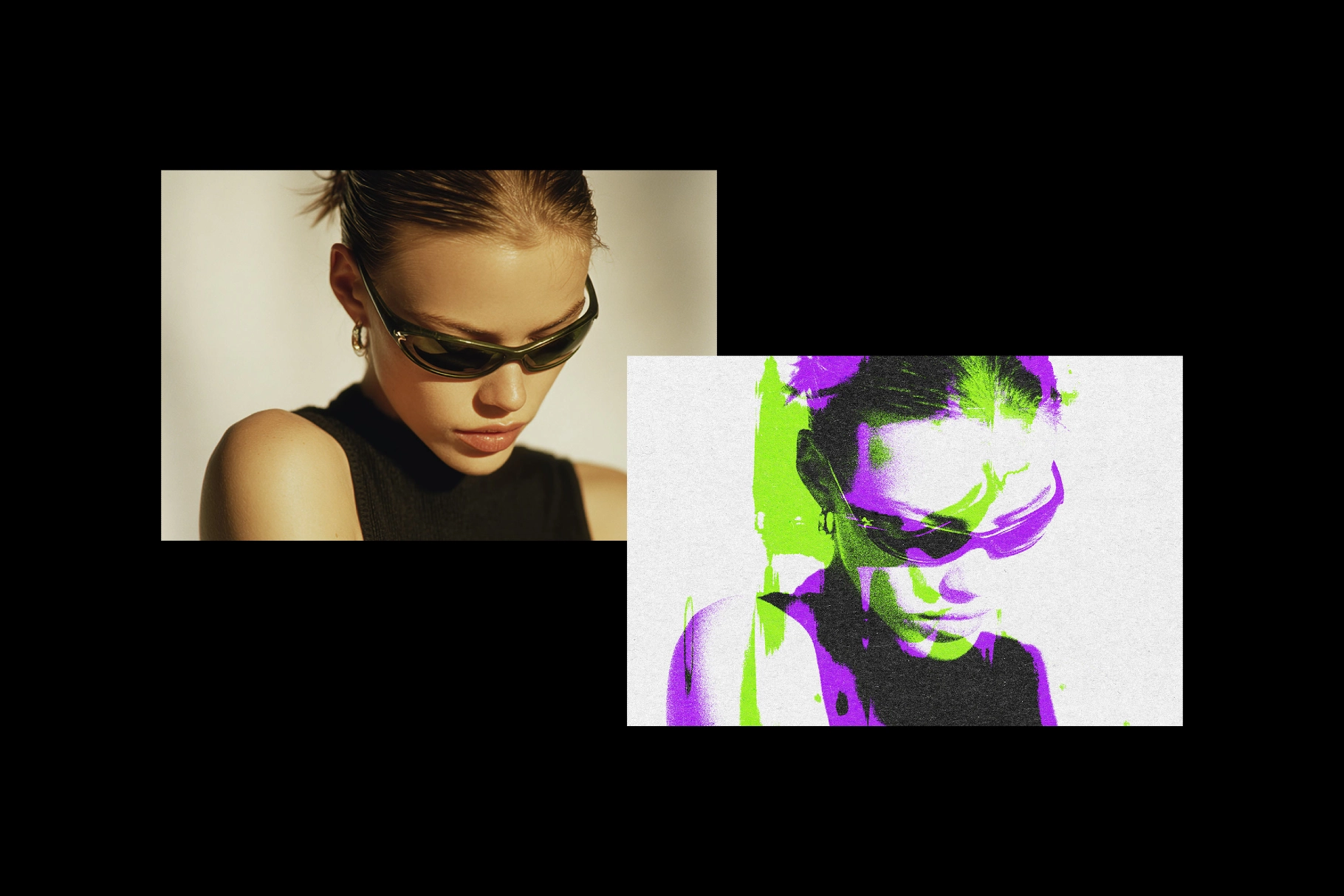 Glitch Print Photo Effect