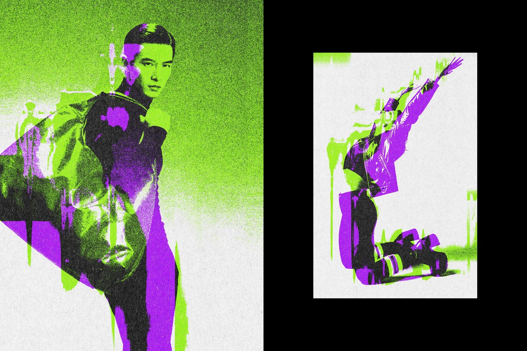 Glitch Print Photo Effect