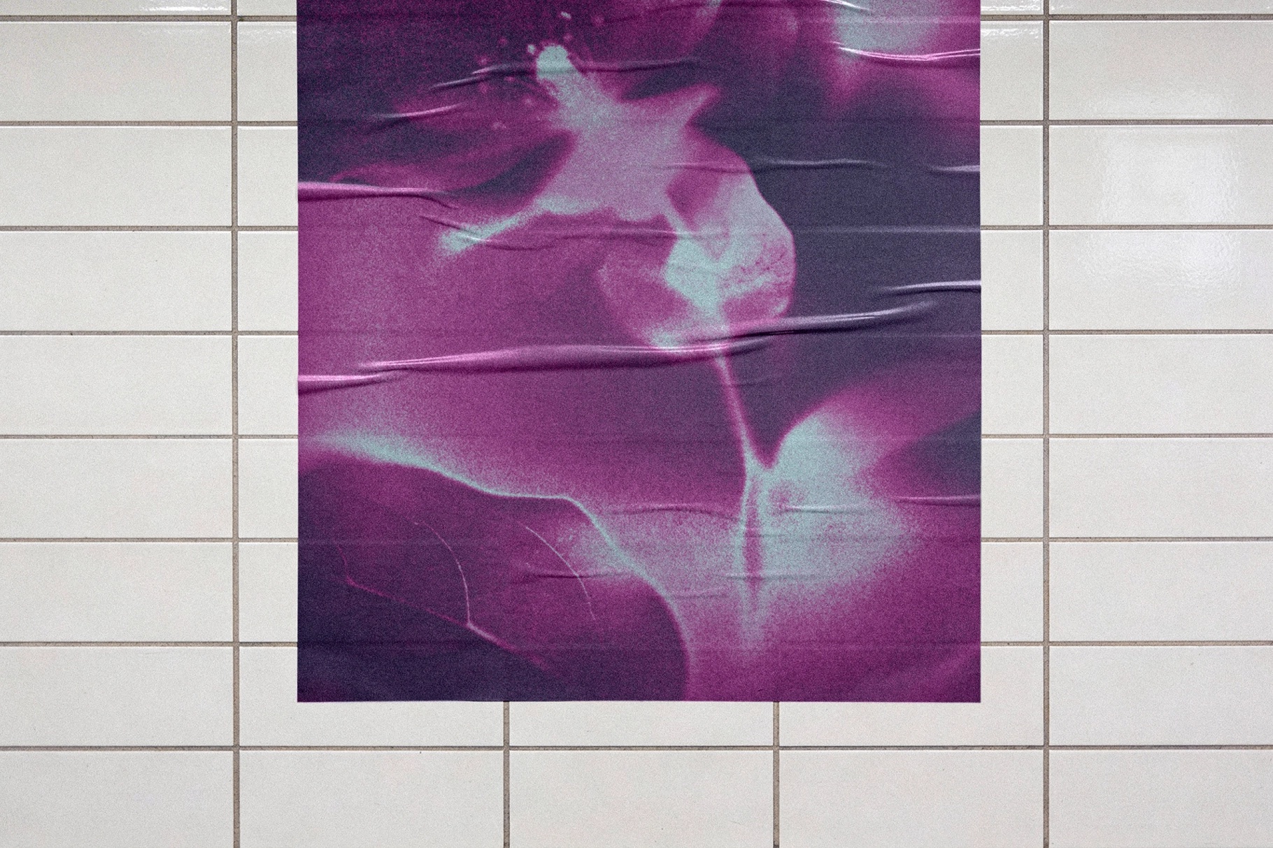 Subway Tile Poster Mockup