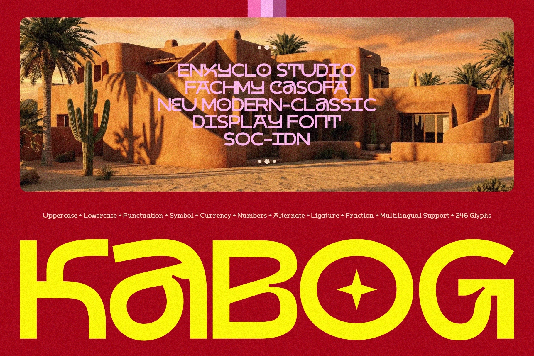 Kabog - Modern Classic Display Font