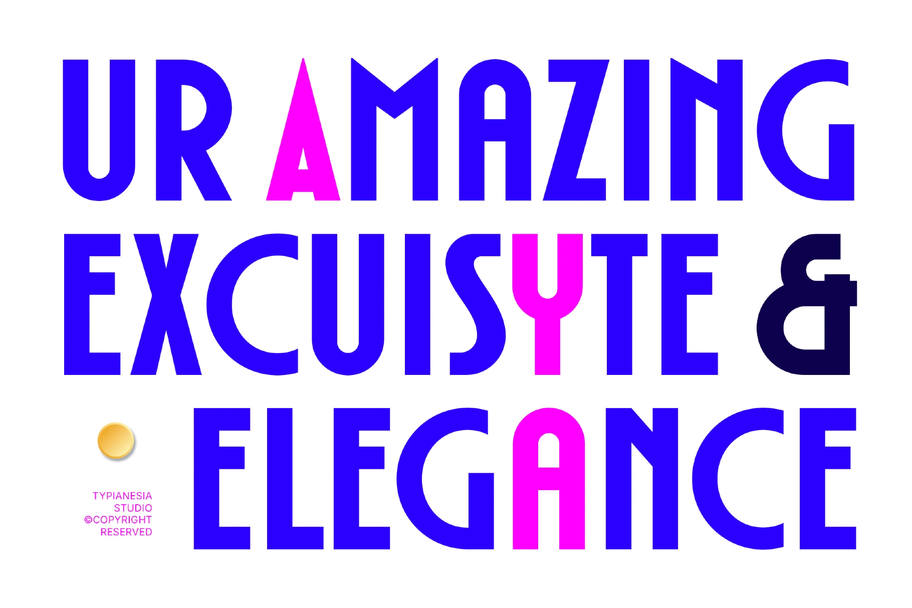 Neostica - Bold Geometric Sans Serif