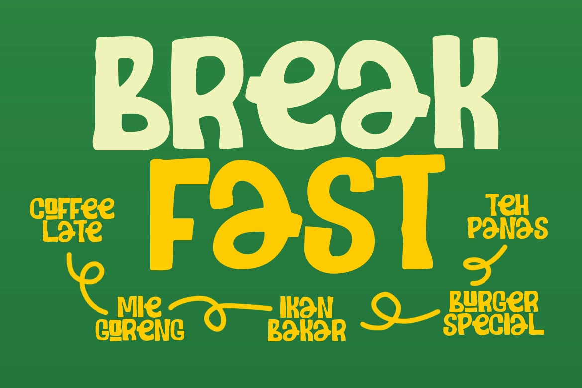 Ellak - Hand Drawn Bold Typeface