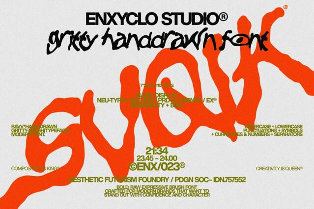 Suqik - Raw Graffiti Display Font