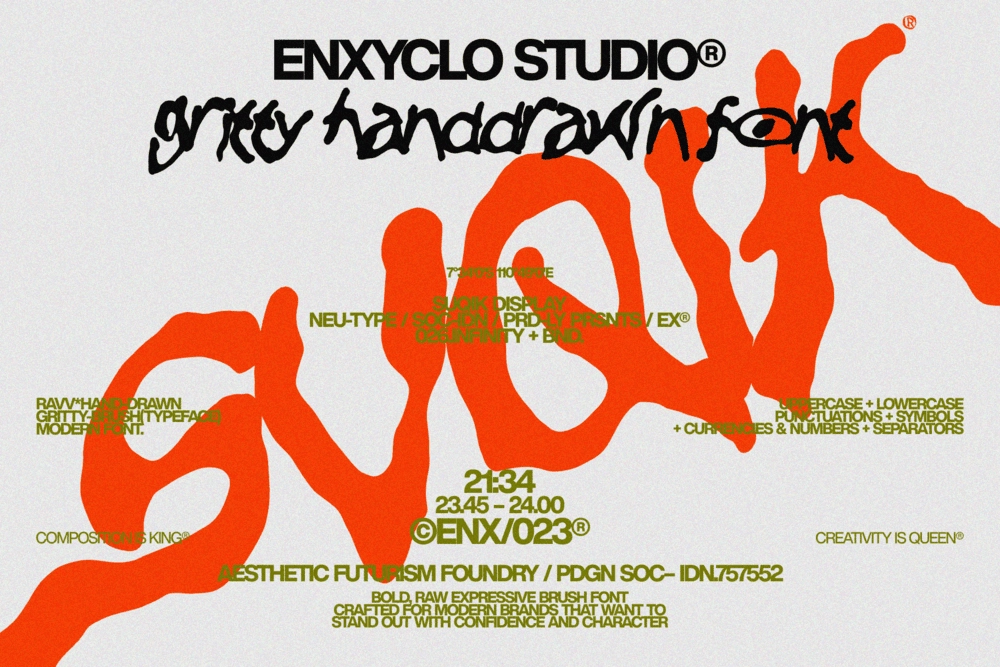 Suqik - Raw Graffiti Display Font