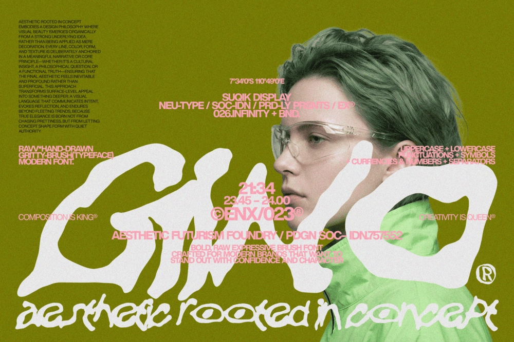 Suqik - Raw Graffiti Display Font