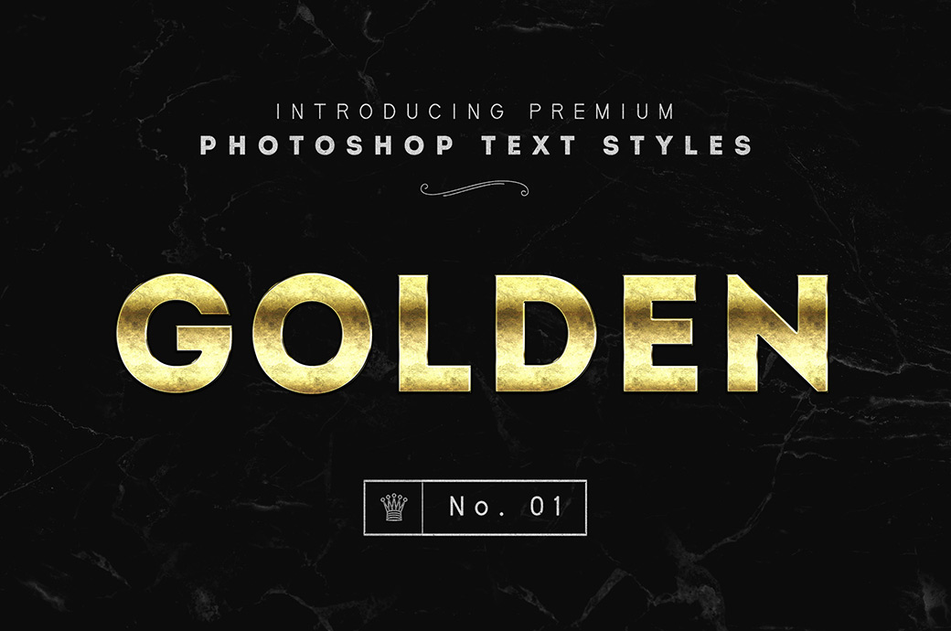 gold text style photoshop free download