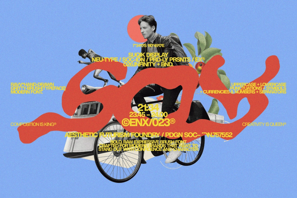 Suqik - Raw Graffiti Display Font