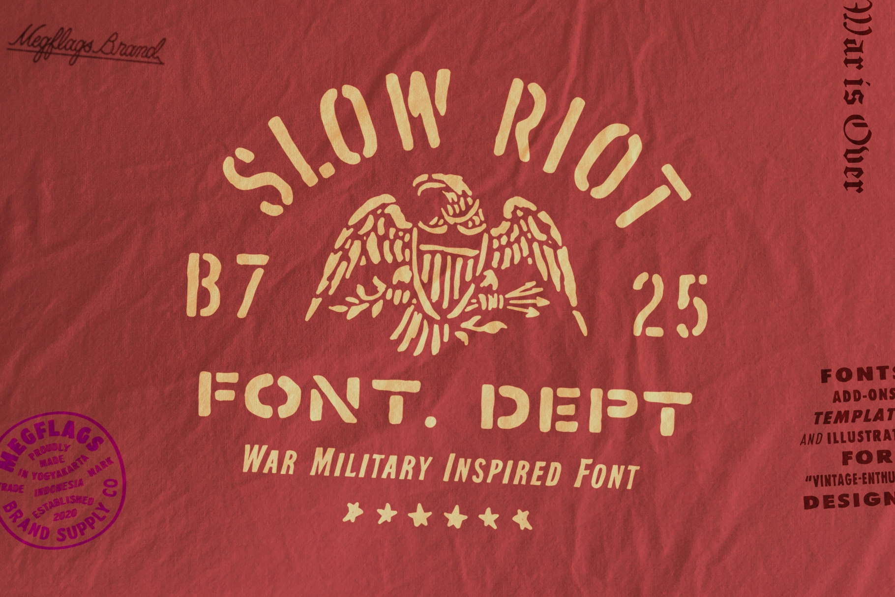 Slow Riot Stencil Fonts
