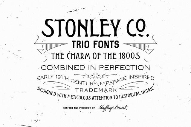 Stonley Fonts Trio
