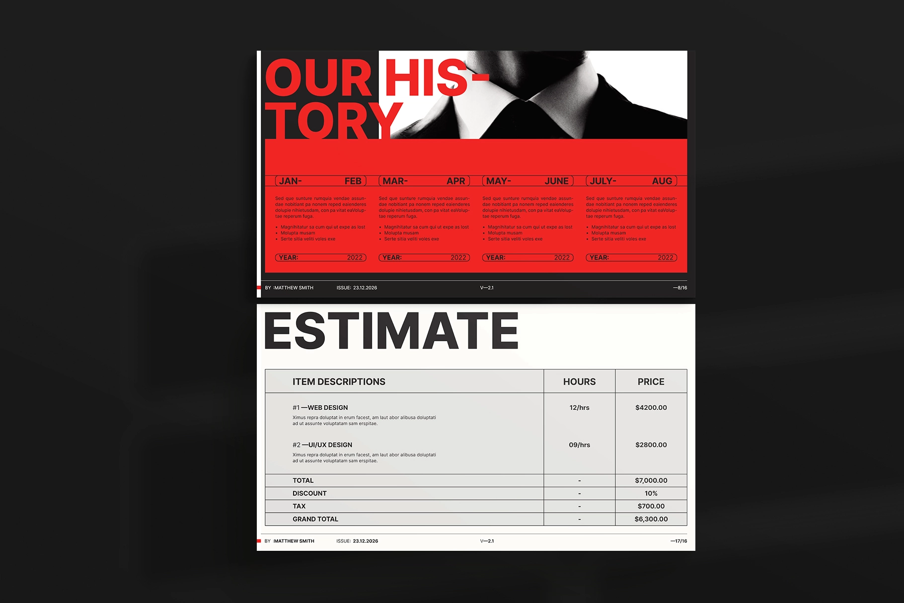Proposal Presentation Template