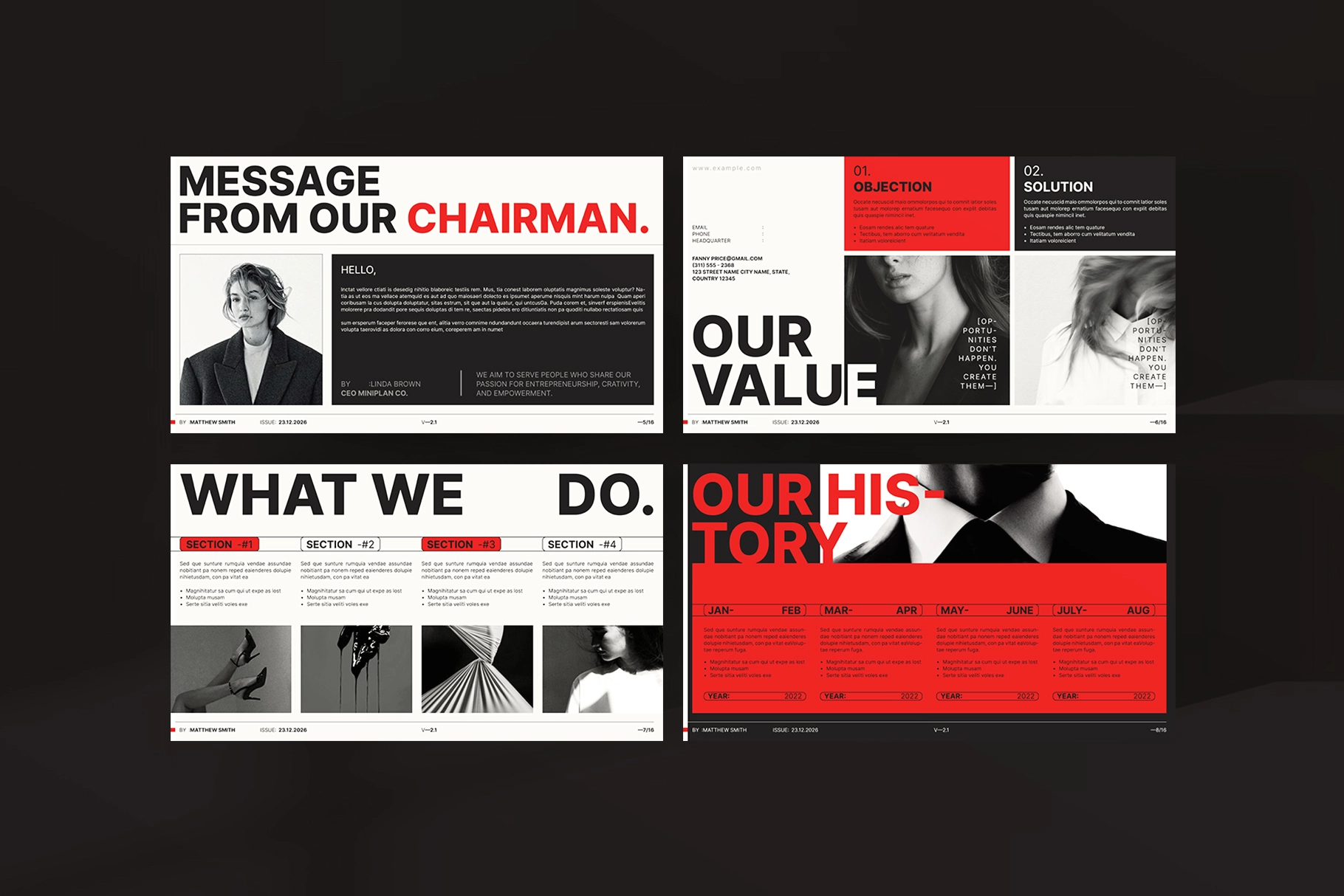 Proposal Presentation Template