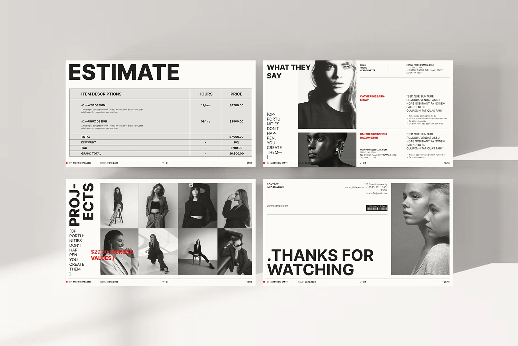 Proposal Presentation Template