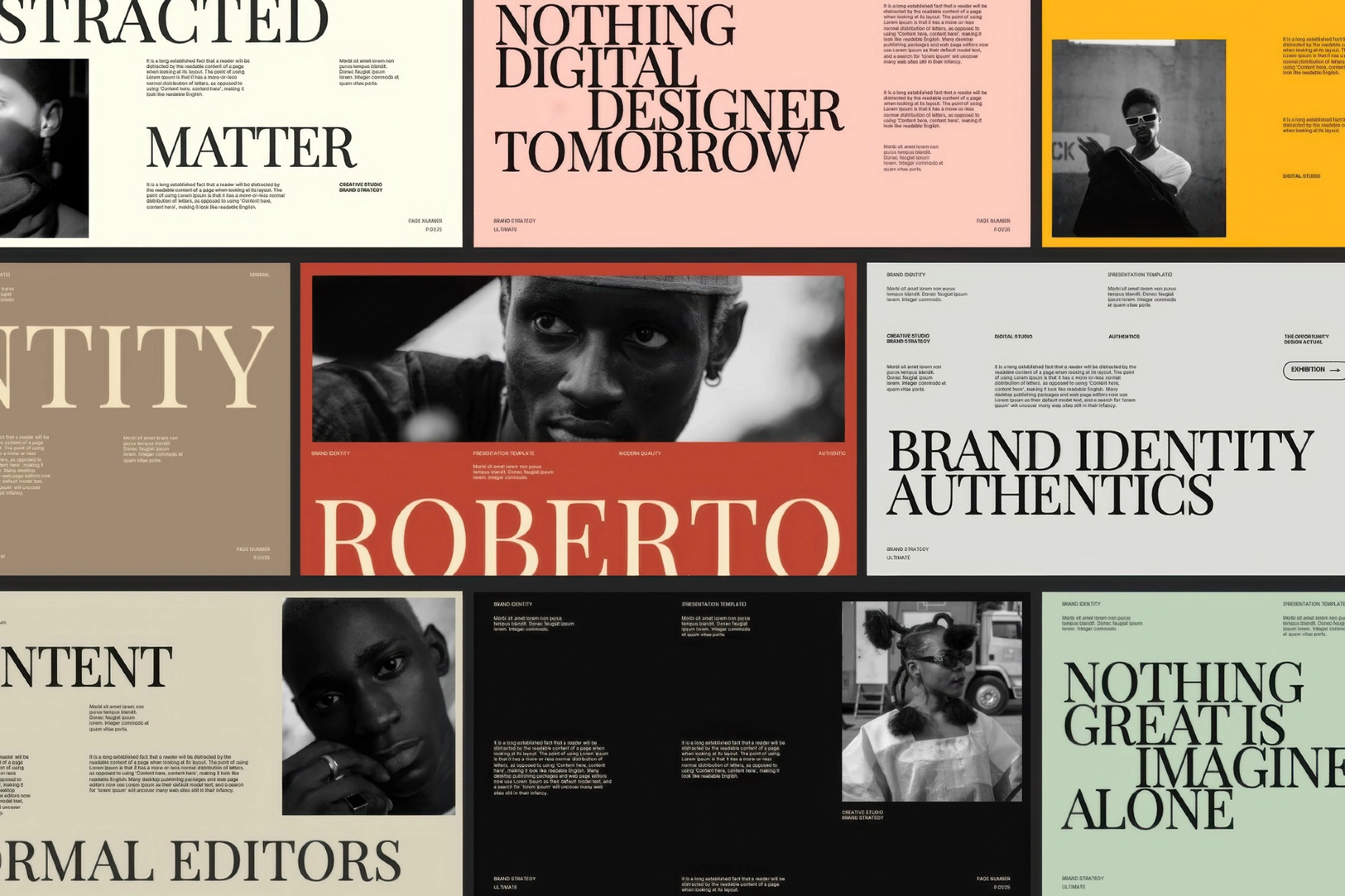 Modern Brand Strategy PowerPoint Template