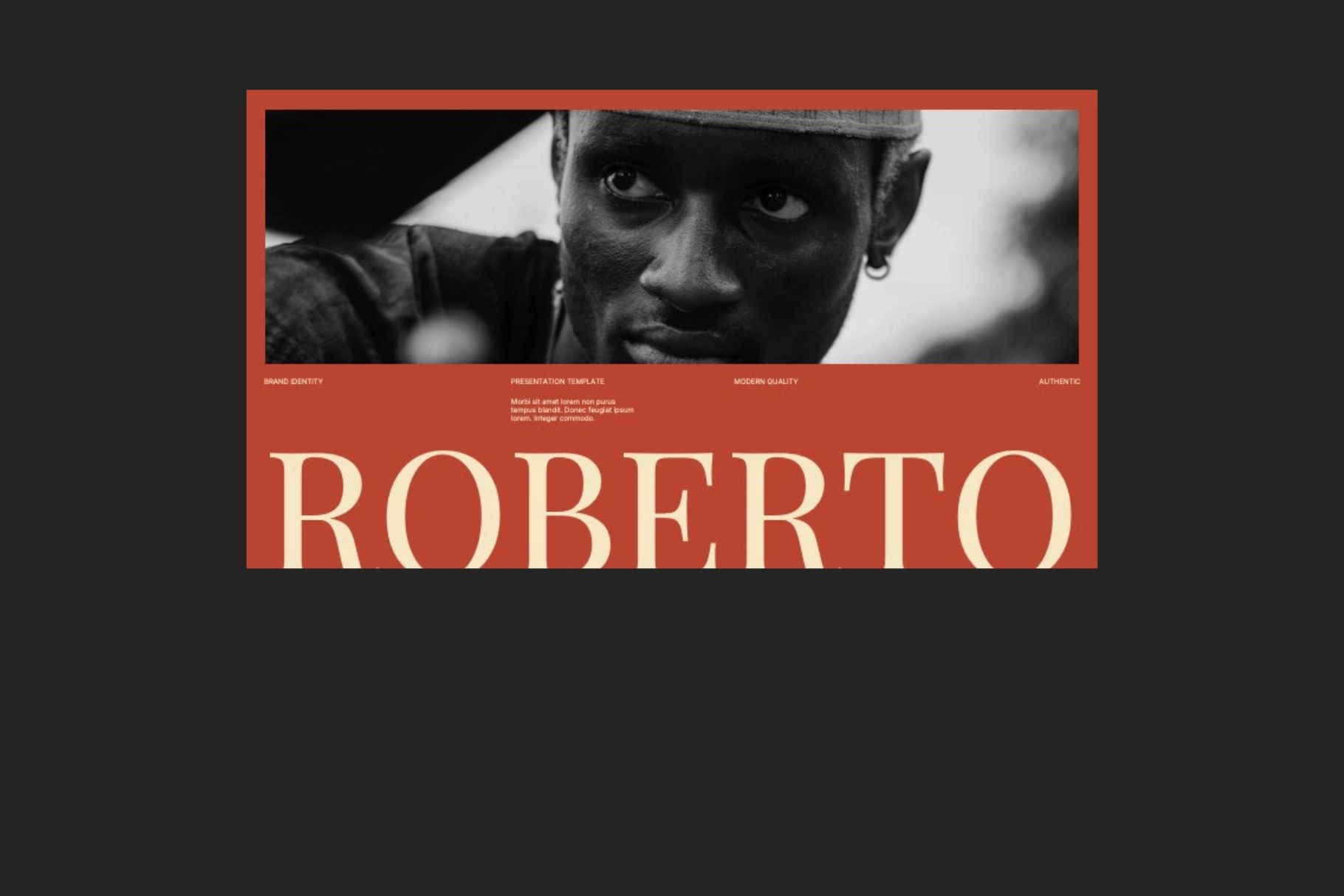 Roberto - Brand Strategy Presentation Keynote