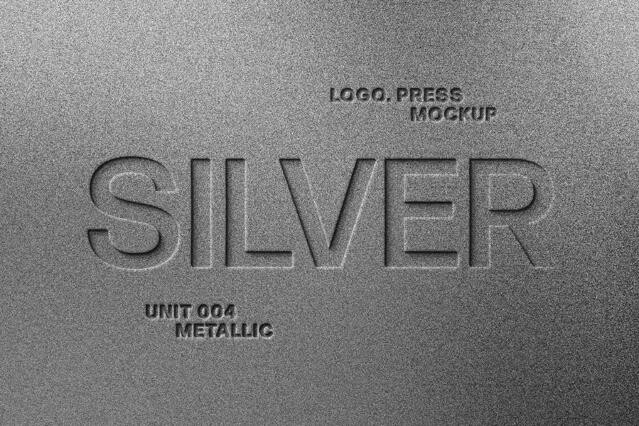Metal Press Logo Mockup