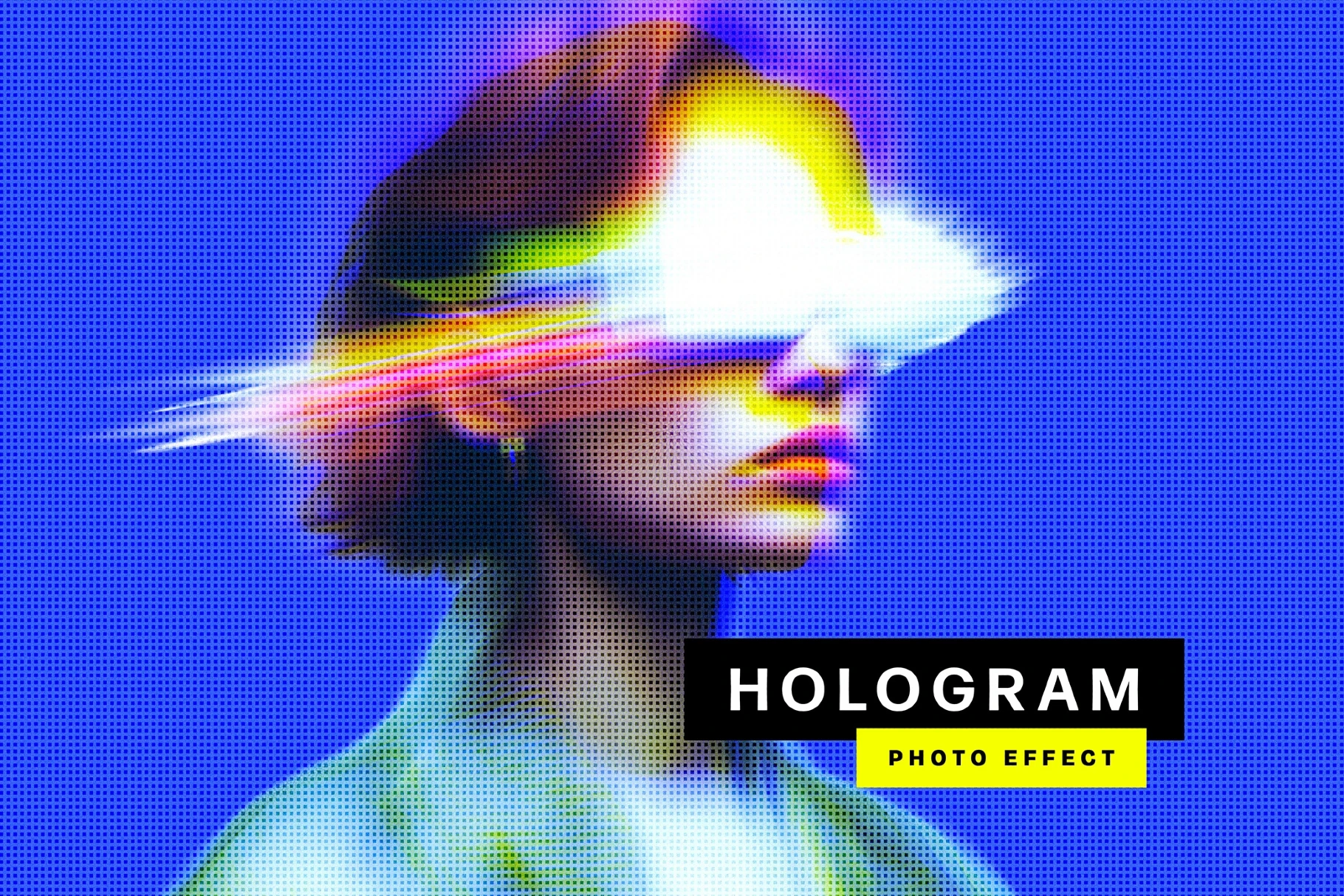 Hologram Blur Effect