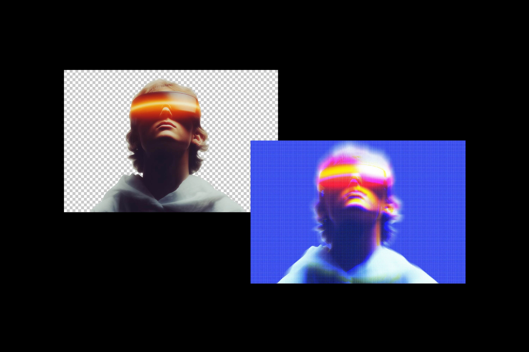 Hologram Blur Effect