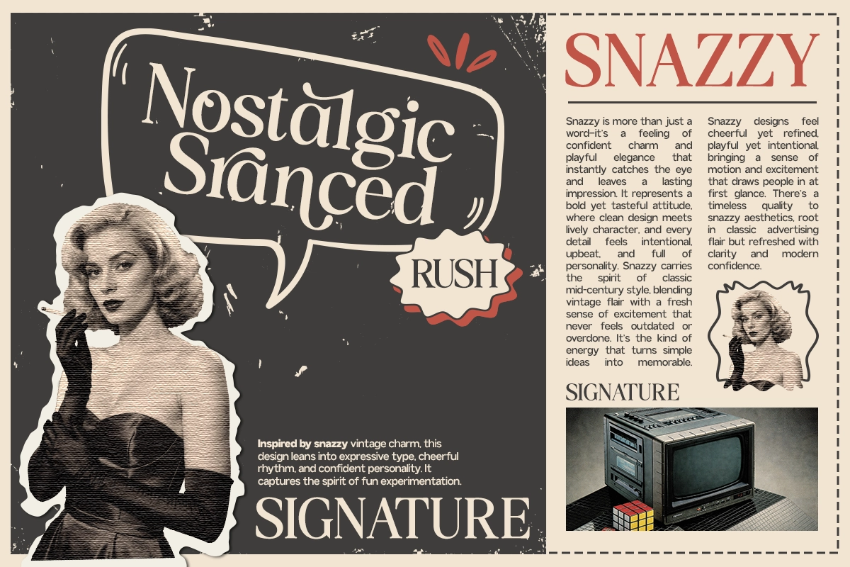 GC Rain Founds - Elegant Retro Serif