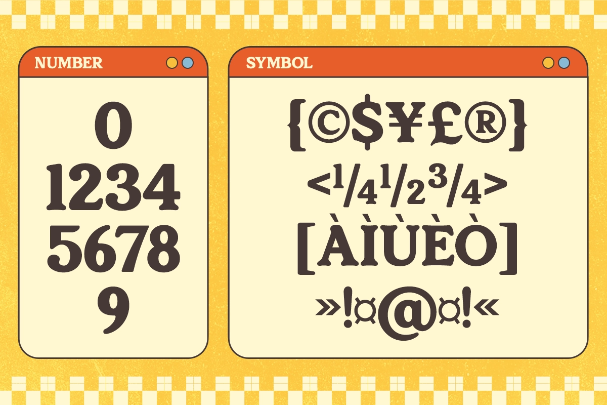 GC Sunday Railway - Groovy 70s Serif Font