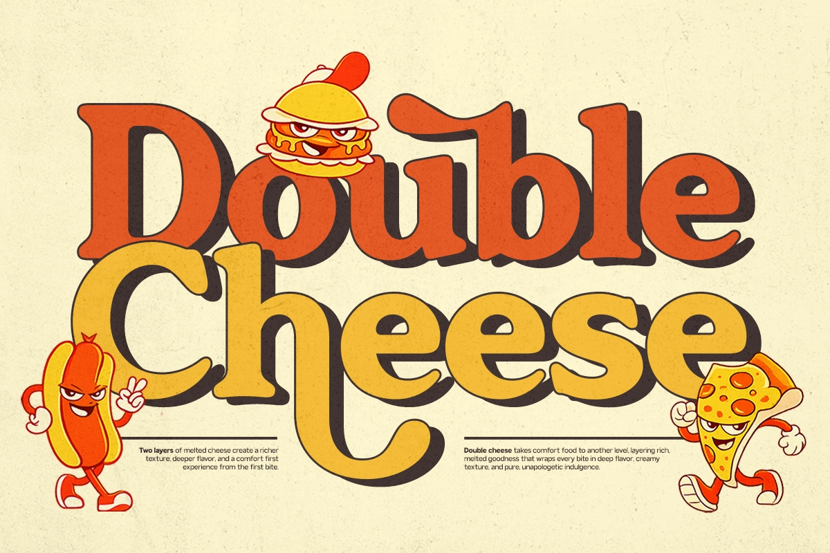 GC Sunday Railway - Groovy 70s Serif Font