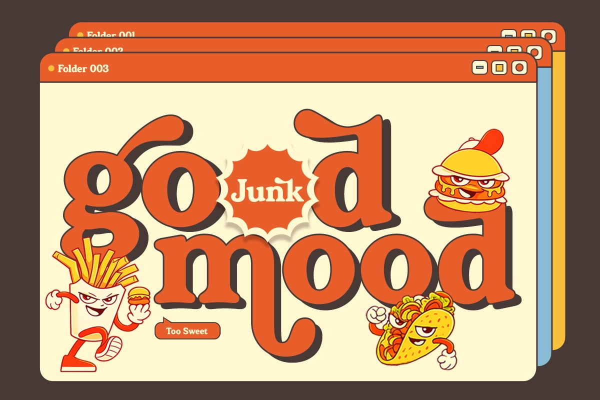 GC Sunday Railway - Groovy 70s Serif Font