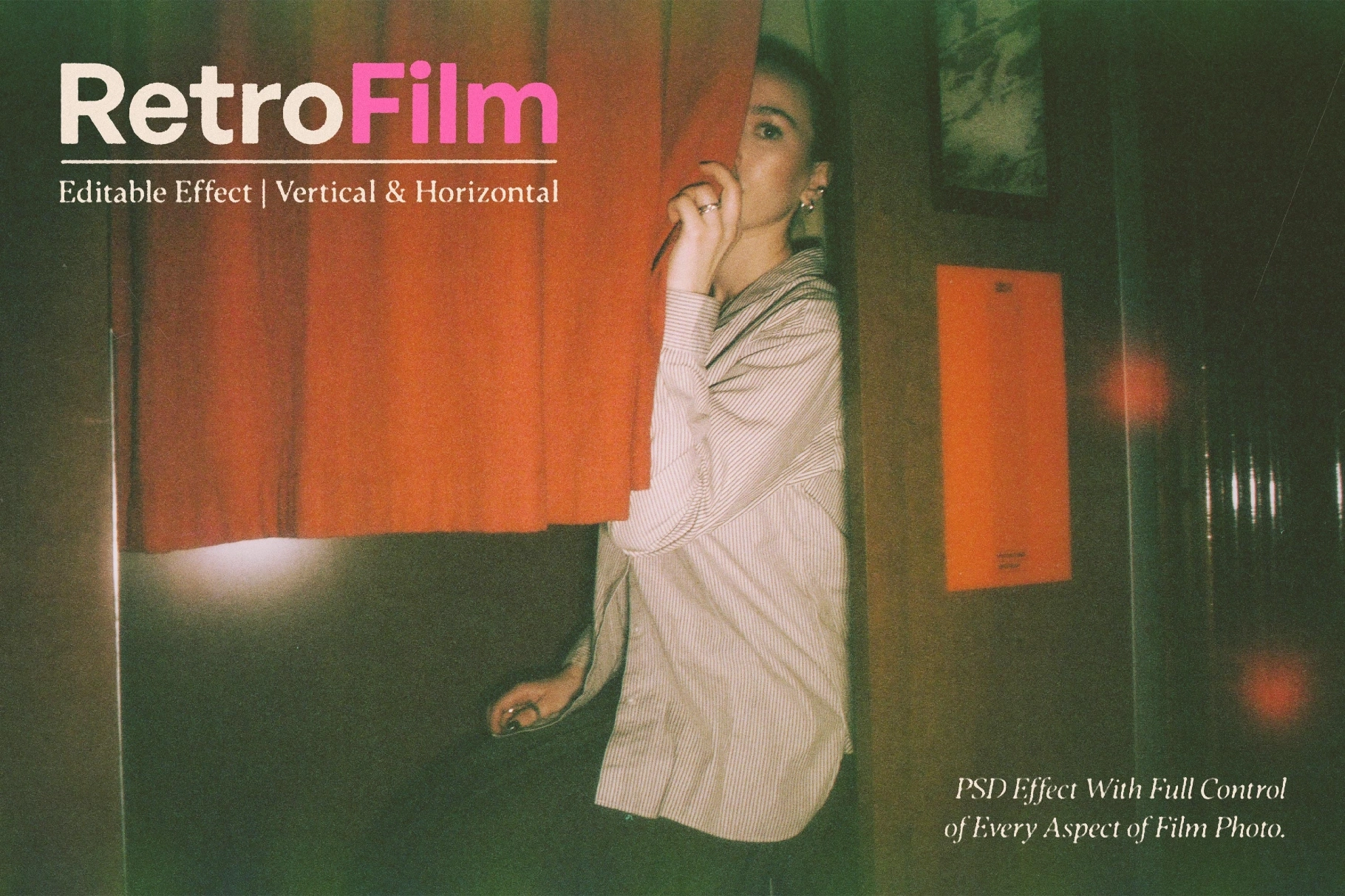 Authentic Retro Film Photo Effect