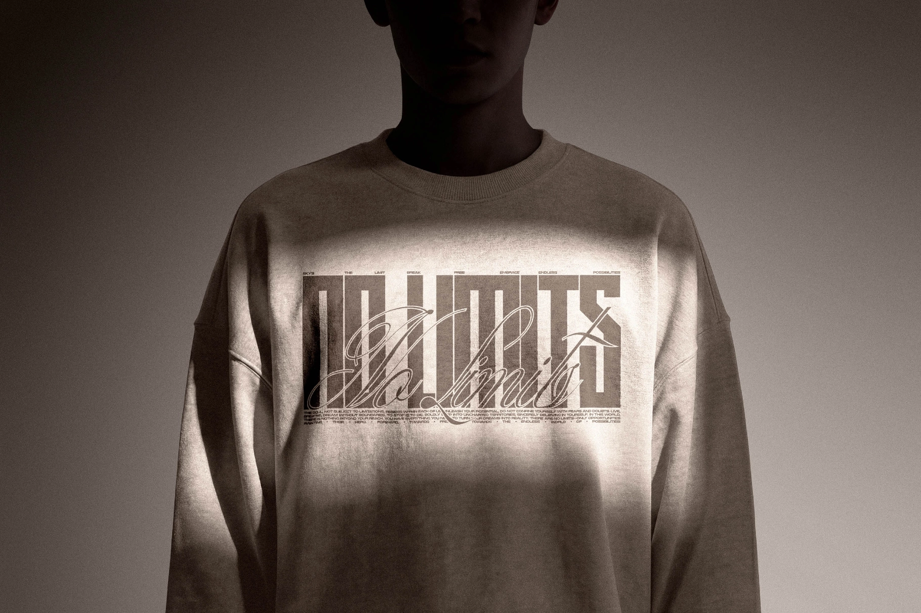 Front Print Longsleeve Mockup