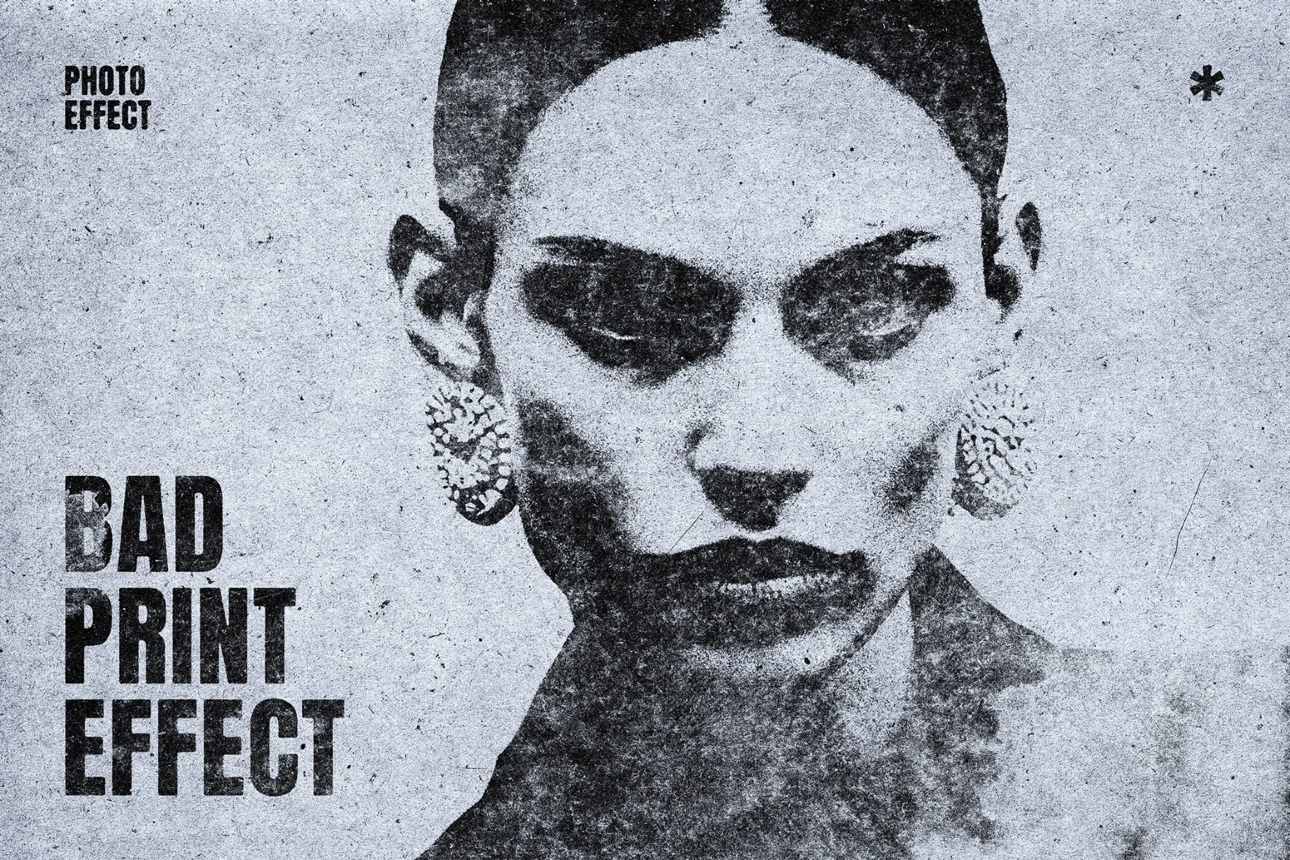 Color Bad Print Photo Effect