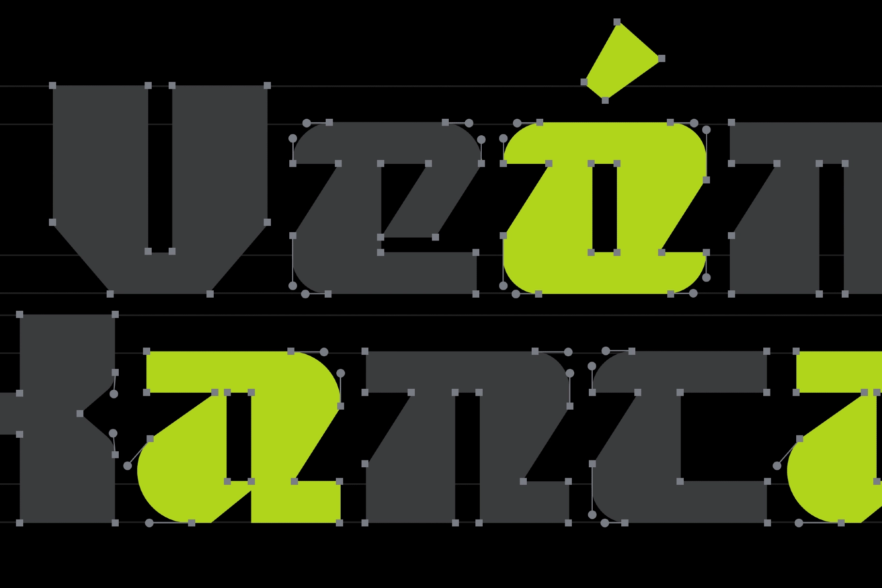 Vanker - Modern Futuristic Sci-Fi Game Font