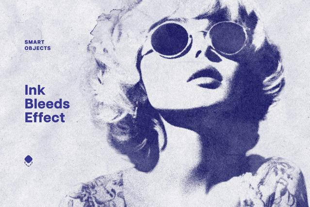 Ink Bleeds Photo Effect