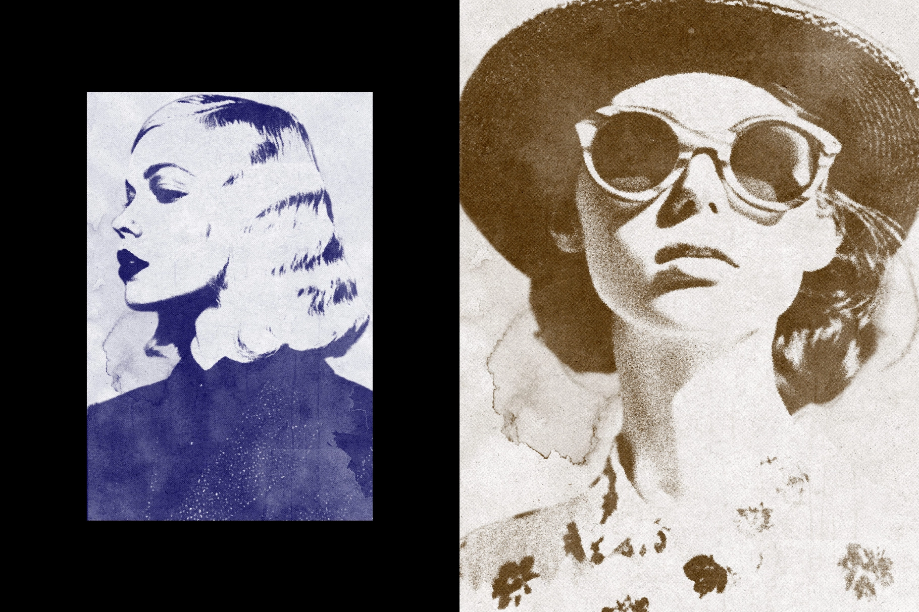 Ink Bleeds Photo Effect