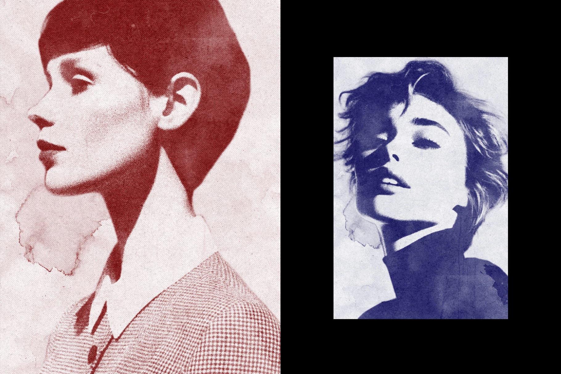 Ink Bleeds Photo Effect