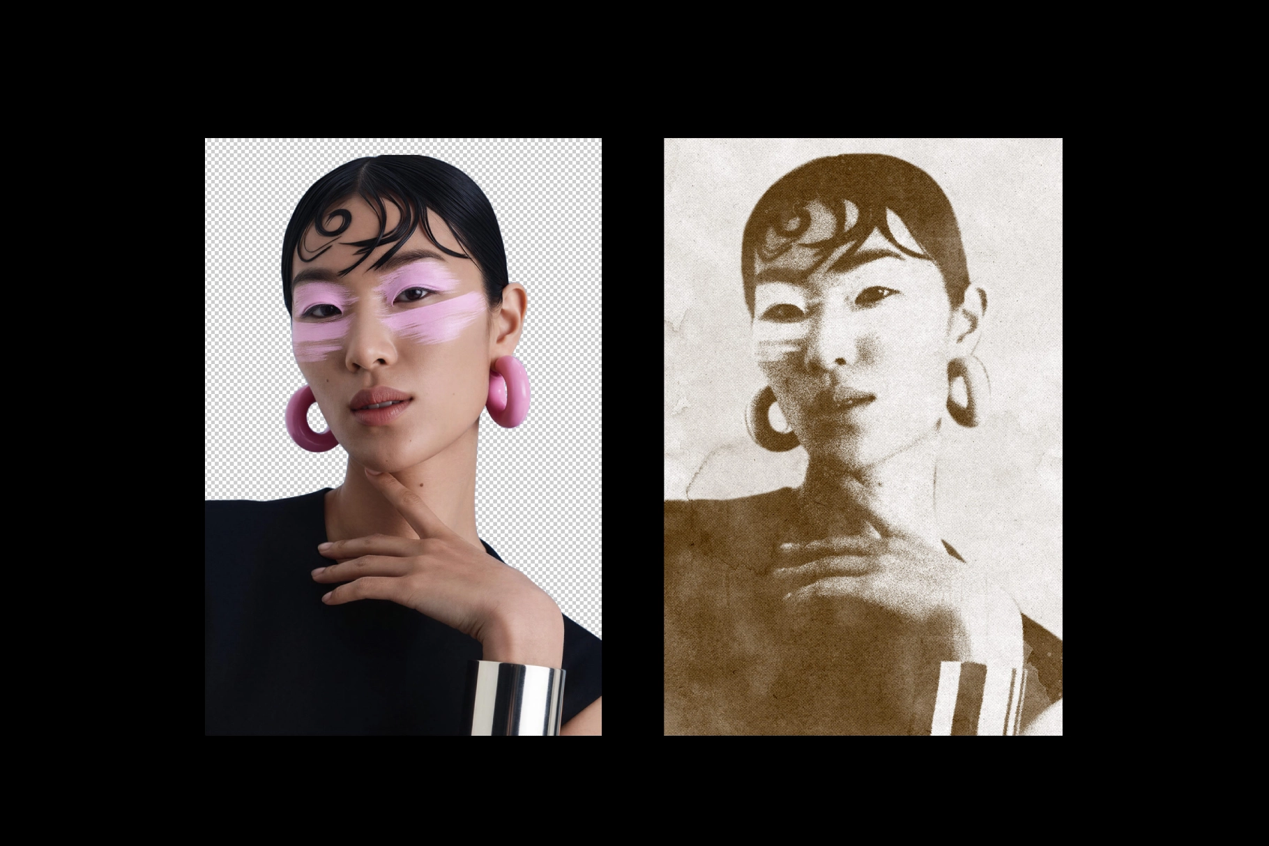 Ink Bleeds Photo Effect