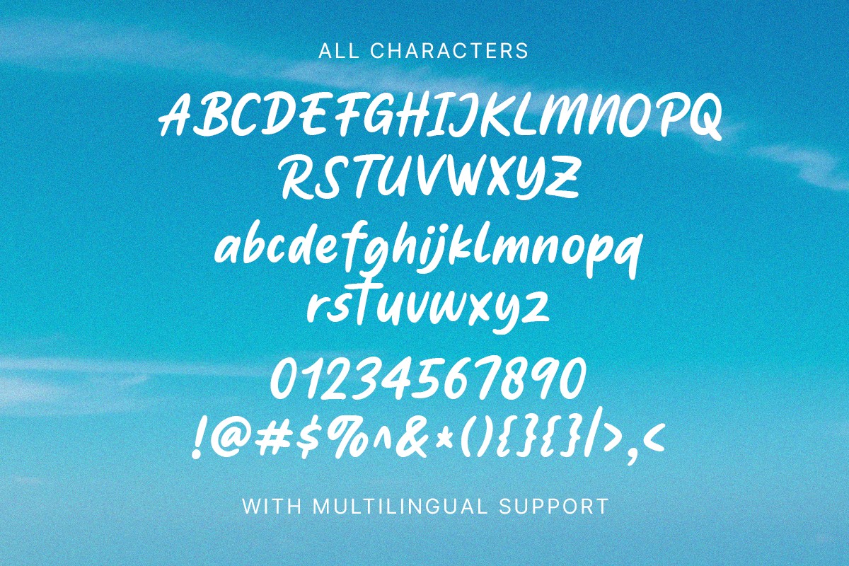 Maldives Holiday - Summer Handwritten Typeface