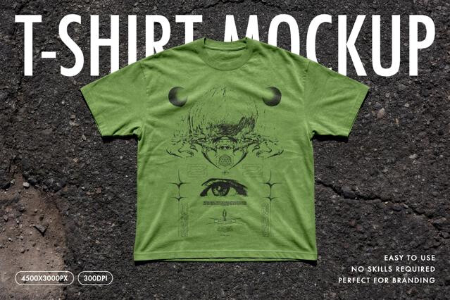 Asphalt T-Shirt Mockup