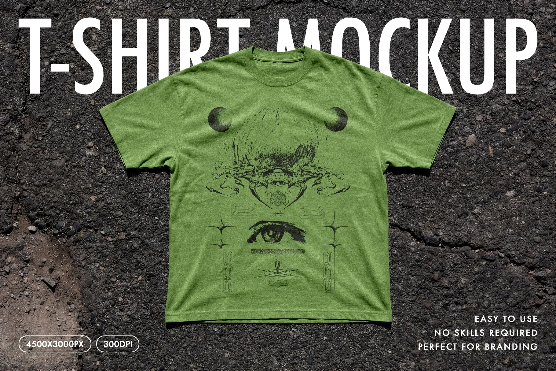 Asphalt T-Shirt Mockup