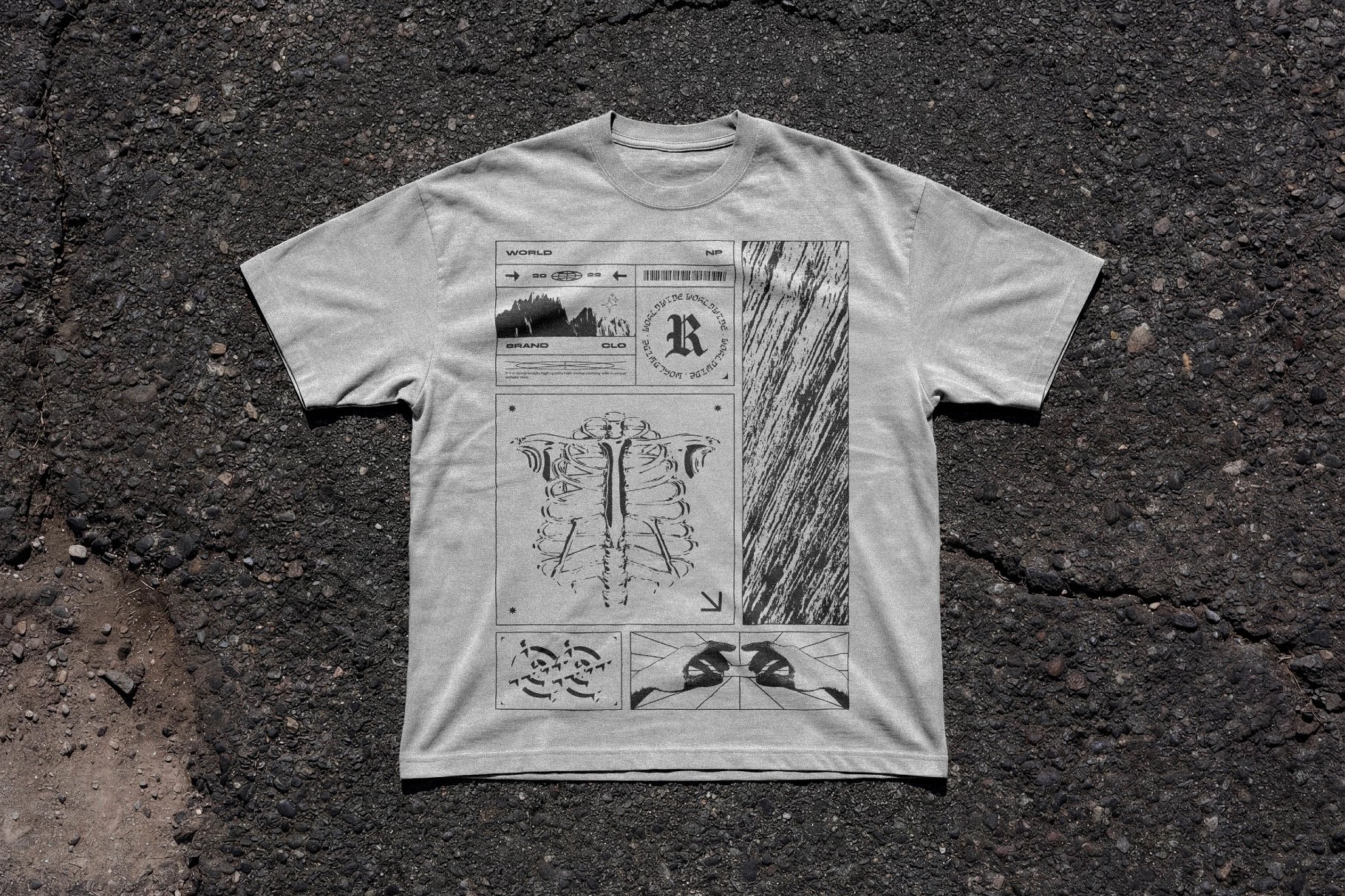 Asphalt T-Shirt Mockup
