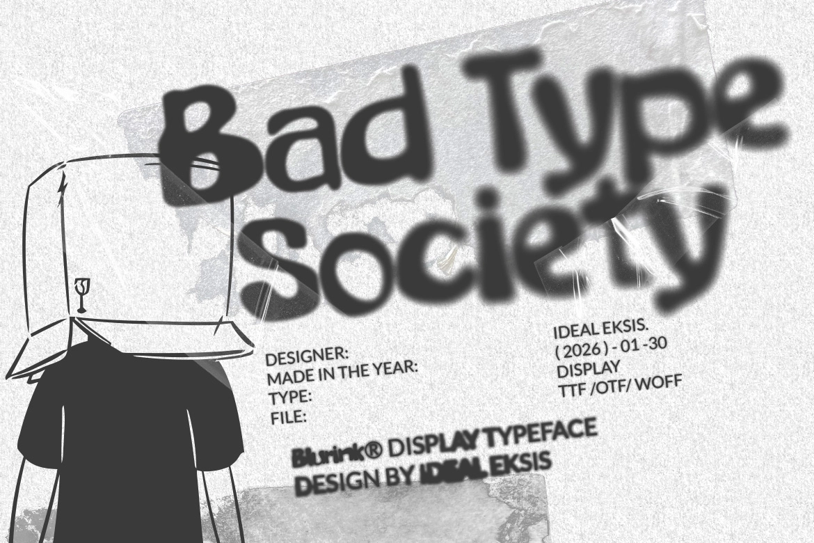 Blurink - Quirky Modern Font