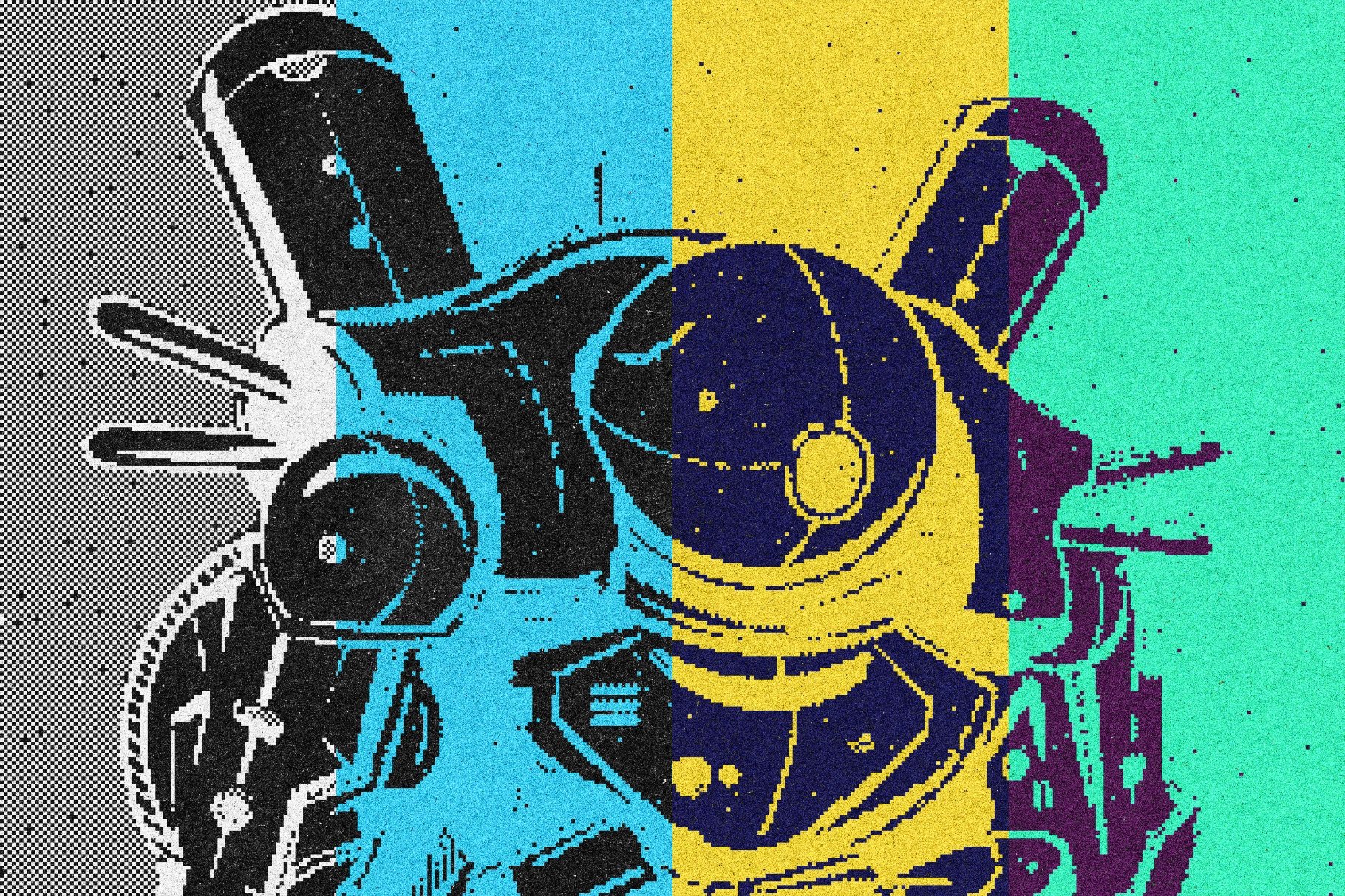 Retro Pixelated Effect