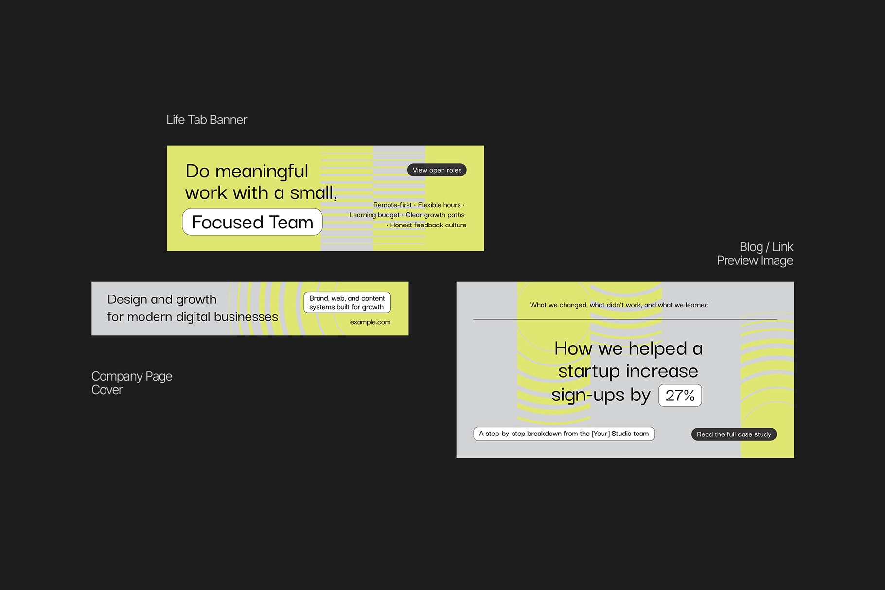 Digital Creative Agency LinkedIn (AI, EPS, PSD)