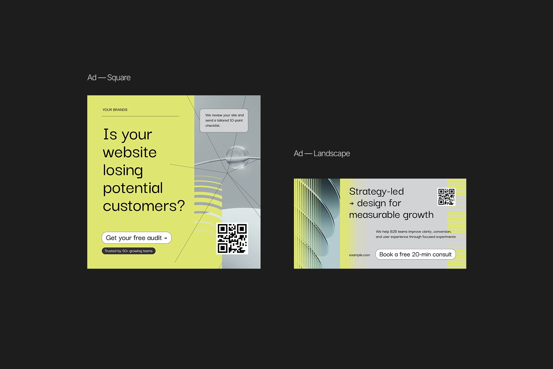 Digital Creative Agency LinkedIn (AI, EPS, PSD)